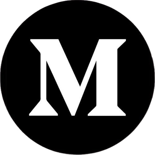 M logo