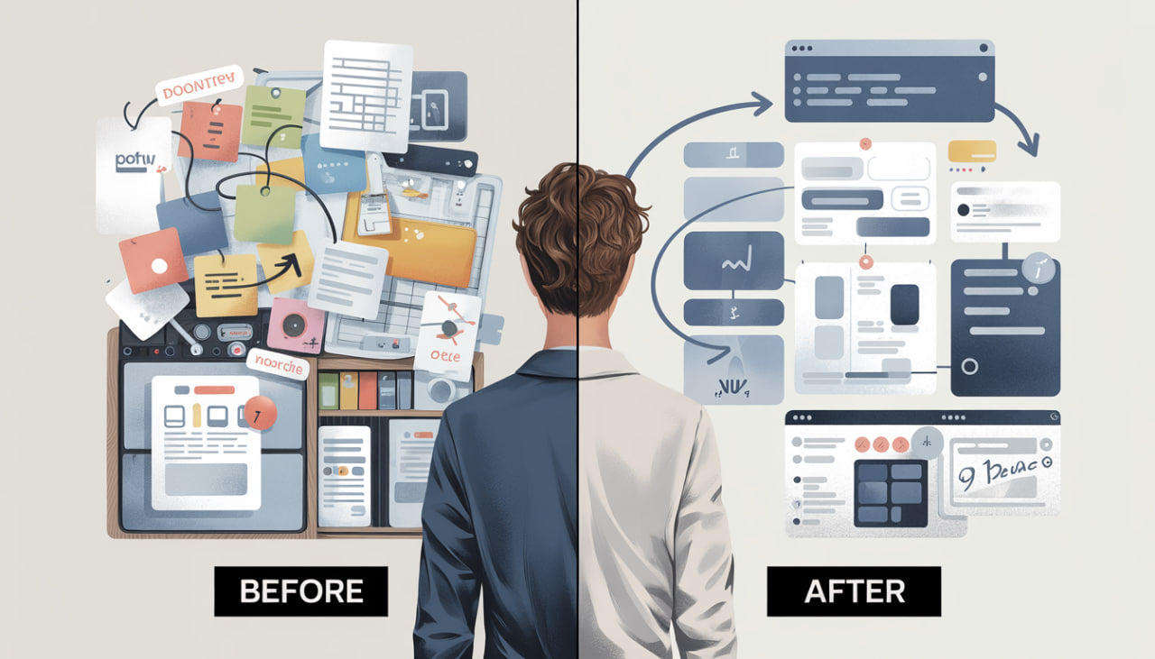 split screen confusing guy