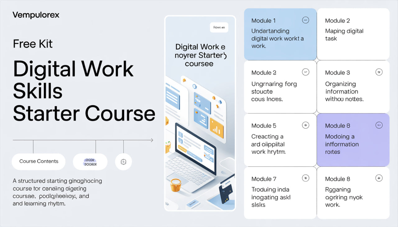 digital work skills free kit infographic